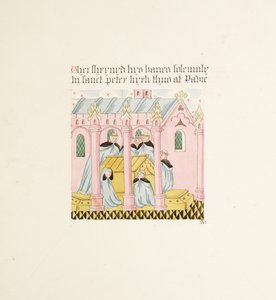 Ms. New Coll 380, f29r. Las antigüedades de la Catedral de Santa María, Carlisle, dibujado por Robert Carlile, 1795 de Robert Carlile